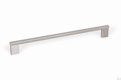 Long furniture handle Graf Mini 256 Silver