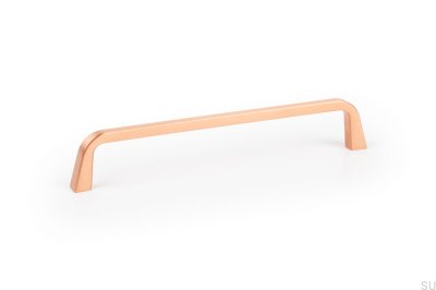 Elong furniture handle Este 160 Brushed copper