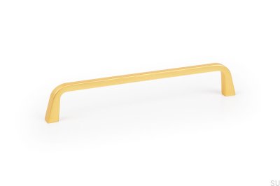 Long furniture handle Este 160 Brushed gold