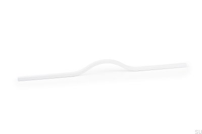 Lengthwise furniture handle Brave 320 Aluminum White