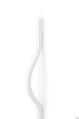 Lengthwise furniture handle Brave 992 Aluminum White (asymmetric)