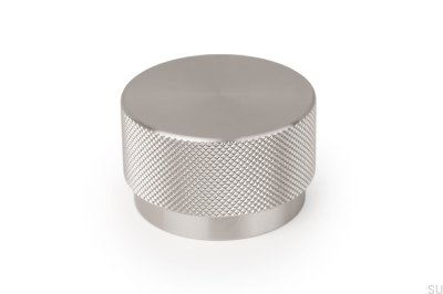 Furniture knob Graf Big 50 silver