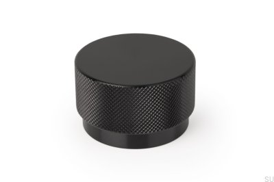 Furniture knob Graf Big 50 black