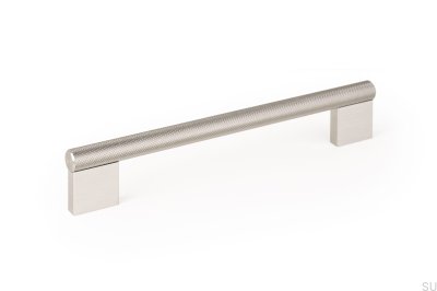 Long furniture handle Graf Big 192 Silver