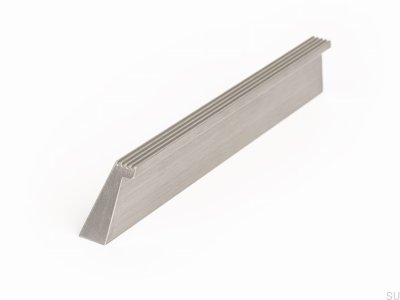 Rail 160 furniture handle, aluminum, silver, brushed