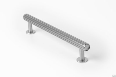 Rille 160 Silver Aluminum furniture handle