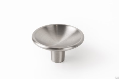 Furniture knob Disc 50 Brushed Nickel