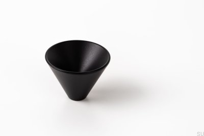 Furniture knob Conic 29 Metal Black Mat