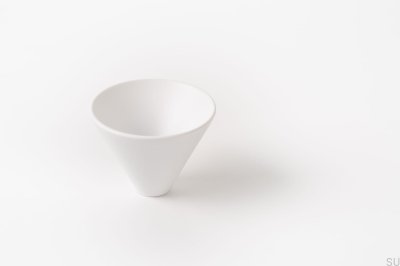 Furniture knob Conic 29 Metal White Mat