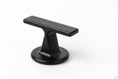 T-Bar Oto Metal Black Furniture Knob