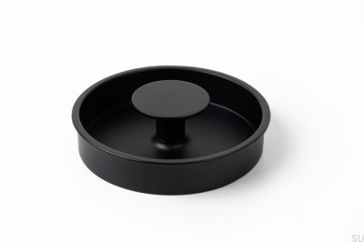Recessed furniture handle Dipo Black Mat