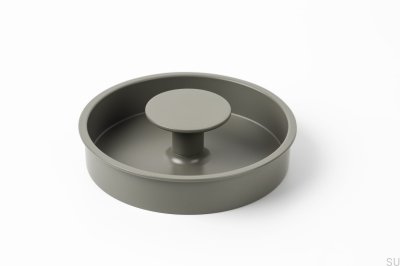 Dipo Gray Green recessed furniture handle