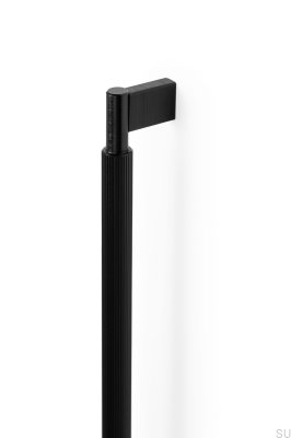 Arpa 1178 furniture handle, aluminum, black, brushed