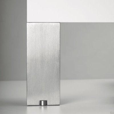Furniture leg Fonda 150 Silver Brushed