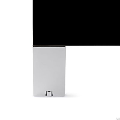 Fonda 100 furniture leg, polished silver