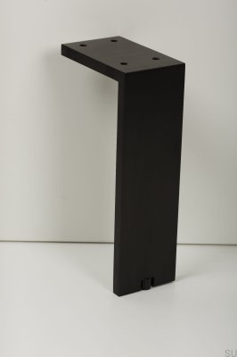 Fonda 200 Aluminum Black Brushed Furniture Leg