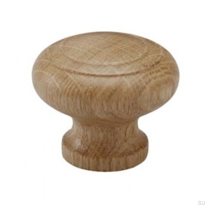 Furniture knob Rillan 44 Wooden, oak