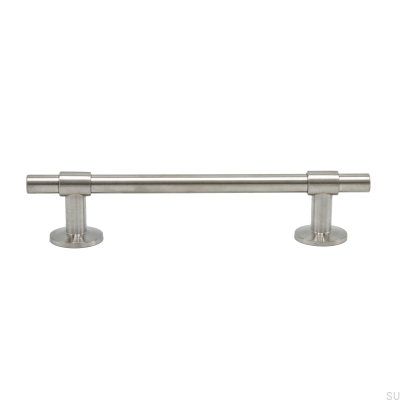 Uniform 128 Brushed Steel Elongated Furniture Handle