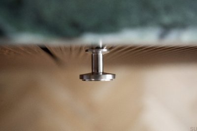 Uno Brushed Steel Furniture Knob