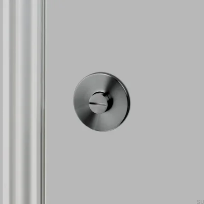 Linear Steel Gun Metal Knob Lock