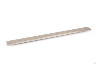 Curve 416 Aluminum Silver Brushed edge furniture handle