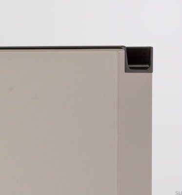 Edge furniture handle Jey2 3000 Aluminum Black Matt