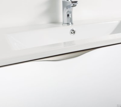 Edge furniture handle Forma 0250 697 Aluminum Silver Brushed