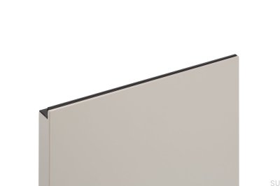 Grada 297 aluminum black edge furniture handle