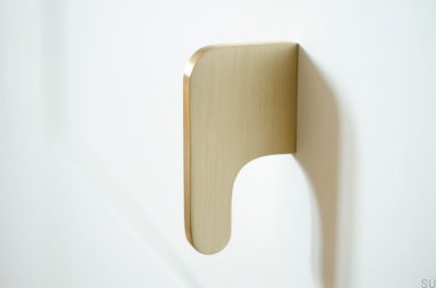 Furniture handle Soft Cut 55 Brass Brushed Unpainted