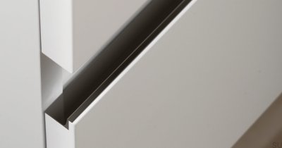 Grada 347 aluminum black edge furniture handle