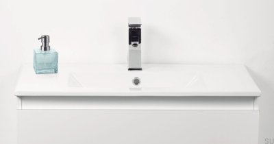 Grada 447 aluminum edge furniture handle White