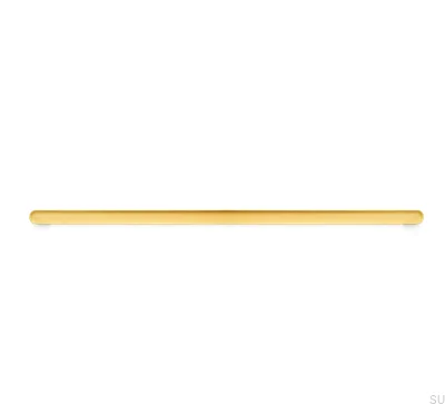 Oblong furniture handle Luv 320 Gold Brushed Cava