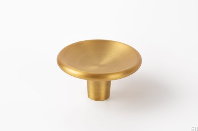 Furniture knob Disc 38 Brushed Gold Cava