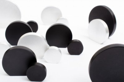 Furniture knob Globe 20 Black aluminum