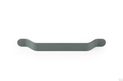 Elongated furniture handle Belt 160 Metal Green