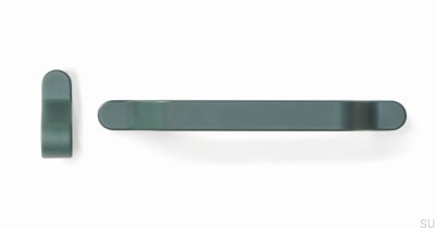 Elongated furniture handle Belt 160 Metal Green