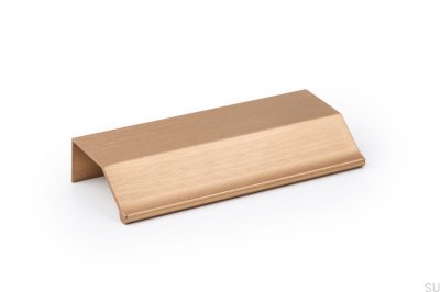 Edge furniture handle Wing 64 Aluminum Gold Brushed Cava