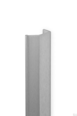 Wing 1120 Aluminum Silver Brushed edge furniture handle