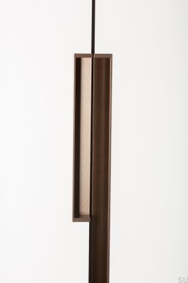 Recessed furniture handle Hexxa 1100 Aluminum Brown