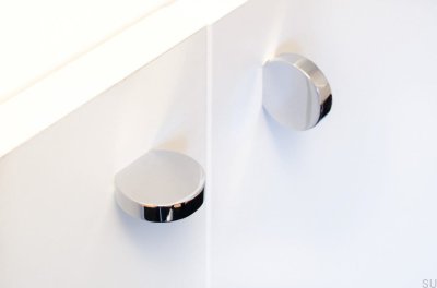 Furniture knob Globe 35 Black aluminum