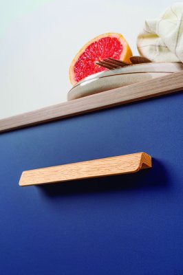 Elongated furniture handle Flapp 160 Wooden Oak