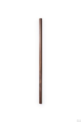 Elongated furniture handle Flapp 1056 Wooden Walnut
