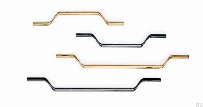 Valley 256 gold polished furniture handle