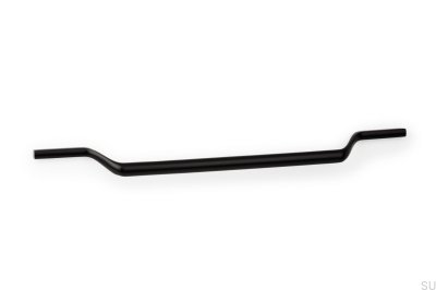 Valley 256 oblong furniture handle Metal Black Matt