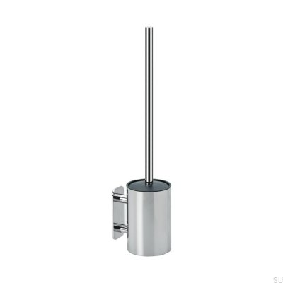 Toilet brush chrome polished