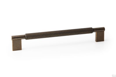 Arpa 192 Aluminum Rustic Gold Elongated Furniture Handle