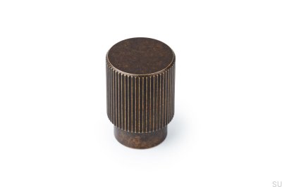 Furniture knob Arpa Aluminum Rustic Gold