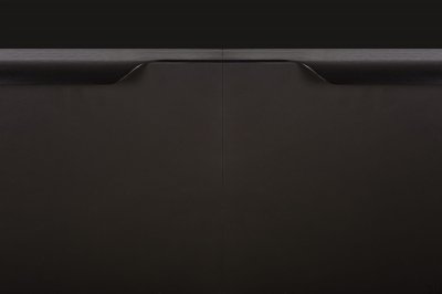 Vector edge furniture handle 0434 147 Aluminum Black Brushed