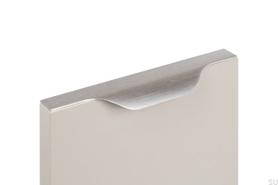 Vector edge furniture handle 0434 247 Aluminum Silver Brushed