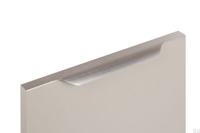 Vector edge furniture handle 0434 297 Aluminum Silver Brushed